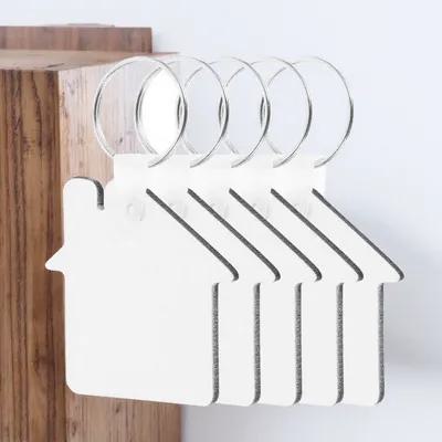 Wood Ring Blank - 5 unidades de llaveros en blanco
